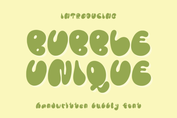 Bubble Unique Font Review: A Designer's Take on This Playful Display