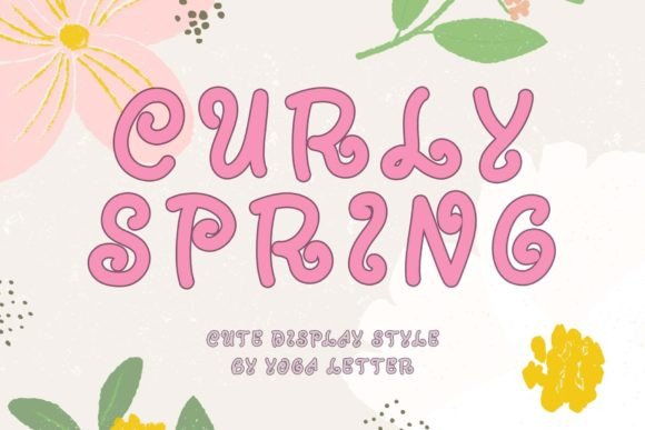 Curly Spring Brings Playful Warmth to Editorial Design