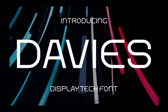 Davise Display Font: A Futuristic Typeface for Campaign Builders