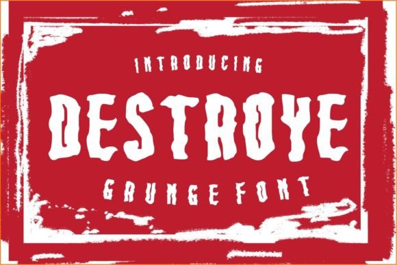 Destroye: A Bold Display Font for Modern Web Design