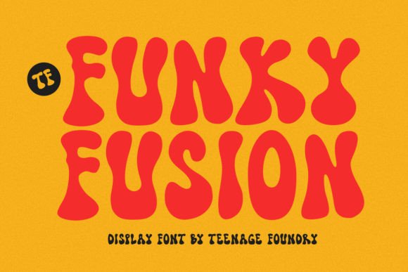 Funky Fusion: A Playful Display Font for Editorial Design