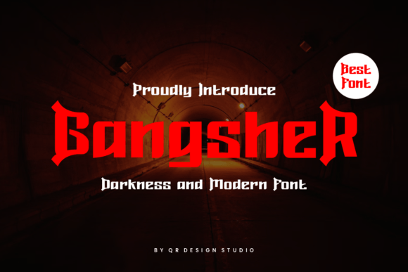 Gangsher Font for Crafters: Adding Horror Charm to Handmade Products