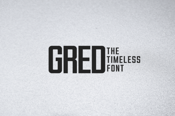 Gred: A Bold Geometric Condensed Font for Modern Branding