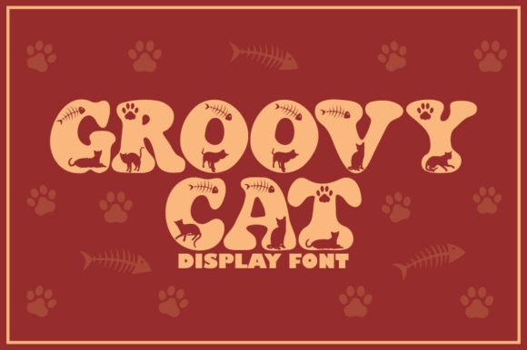 Groovy Cat Display Font for Editorial Design and Publishing Projects