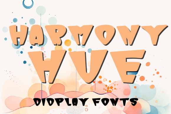 Harmony Hue: A Display Font That Brings Vibrant Balance to Web Design