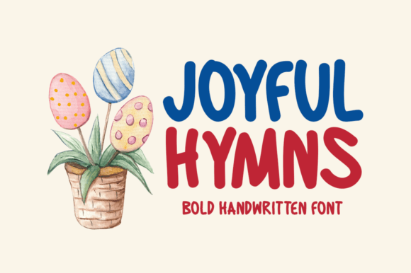Joyful Hymns: A Display Font That Brings Handmade Products to Life