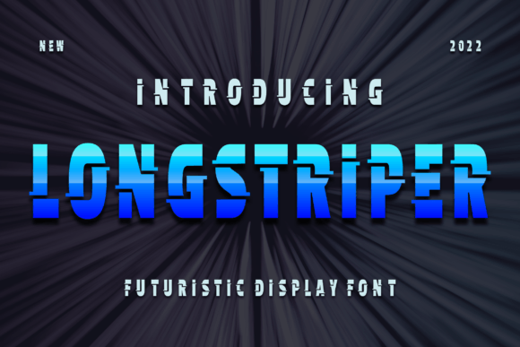 Longstriper: A Bold Display Font for Web Designers and Digital Creators