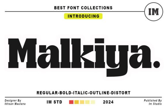Malkiya: A Display Typeface That Elevates Digital Brand Content
