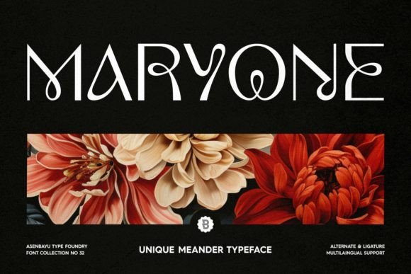 Maryone: An Elegant Display Font for Editorial Design