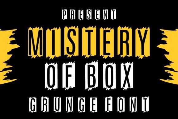 Mistery of Box: A Grunge Display Font for Bold Branding