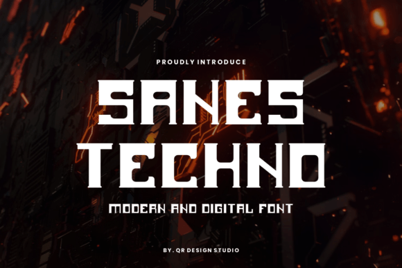 Sanes Techno: A Display Font for Editorial Design