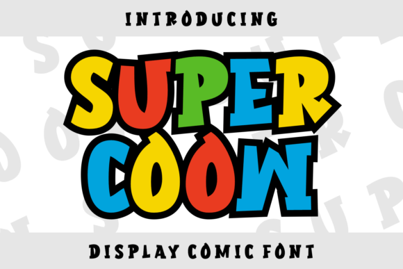 Super Coow: A Playful Display Font for Digital Designers Who Want Personality