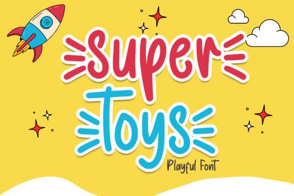 Super Toys: A Quirky Display Font for Editorial Design and Publishing