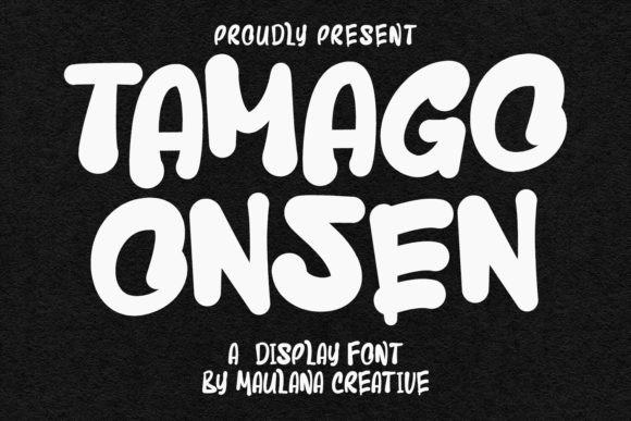 Tamago Onsen Font: A Playful Typeface for Small Business Branding