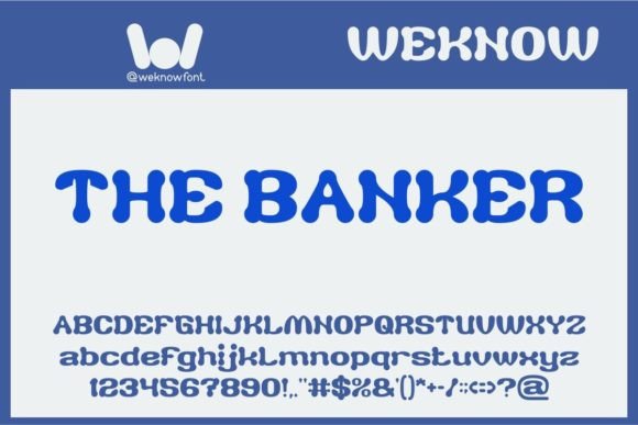 The Banker: A Display Font Built for Visual Campaigns