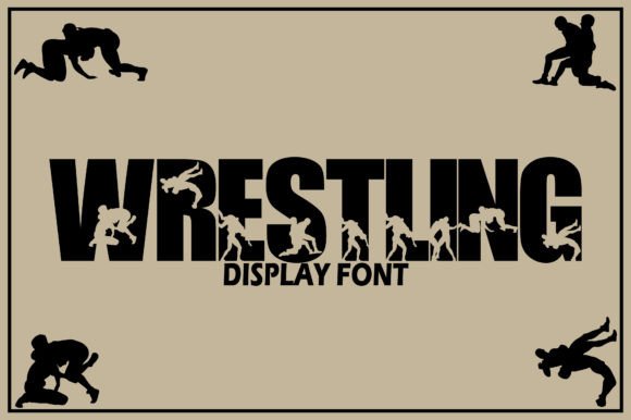 Wrestling Display Font for Editorial Design and Publishing